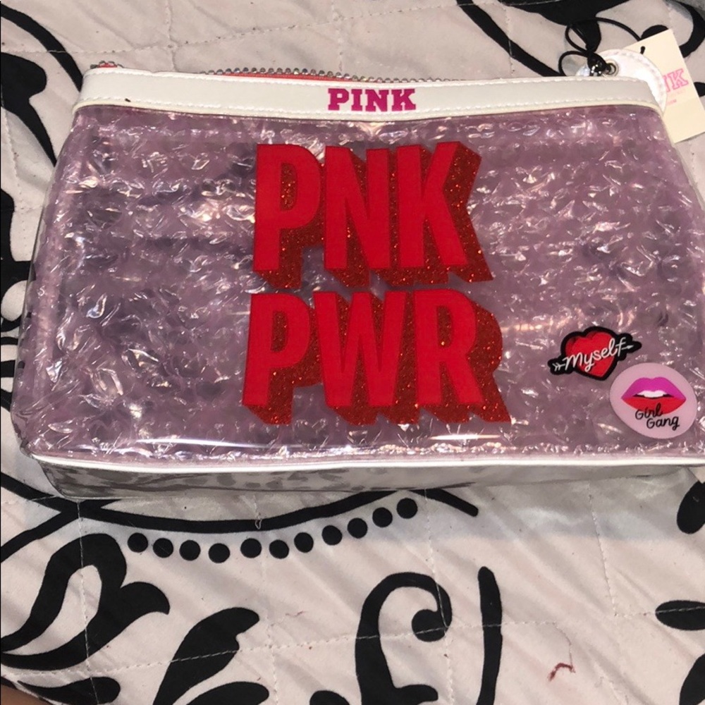 PINK PNK PWR beauty bag !